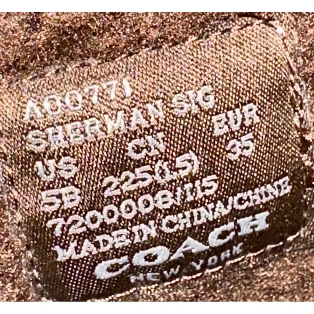 Coach sherman sig
